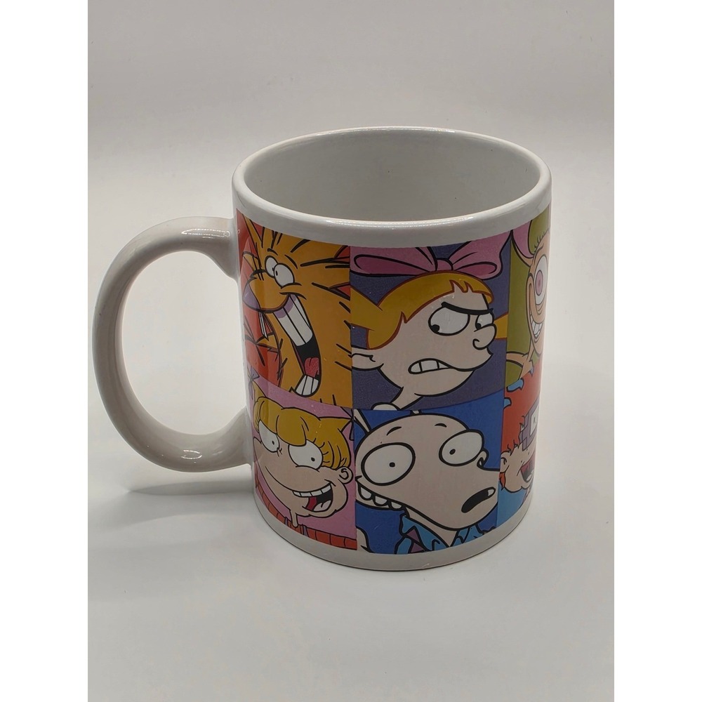 Nickelodeon 90s Nicktoons Characters Ceramic Coffee Mug Rugrats Hey Arnold 2021